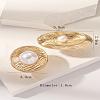 Vintage Metal Pearl Adjustable Finger Rings for Women QG5501-11-1
