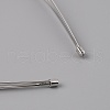 Alloy Double Hair Band Findings AJEW-WH0304-25B-P-2
