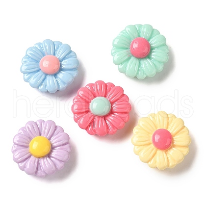 Opaque Resin Decoden Cabochons RESI-M041-04-1