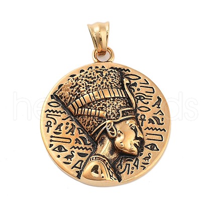 304 Stainless Steel Pendants STAS-S143-05B-1