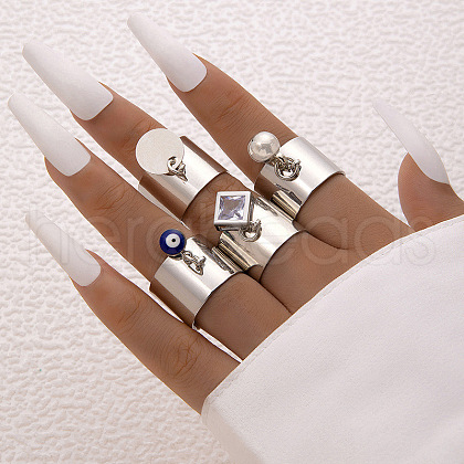 Alloy Finger Rings Sets FS-WG752C7-02-1