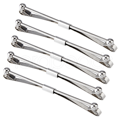 Carbon Steel Tie Clips AJEW-WH0270-339-1