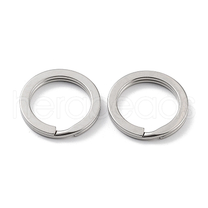 Non-Tarnish 304 Stainless Steel Split Key Rings STAS-Q314-01C-P-1