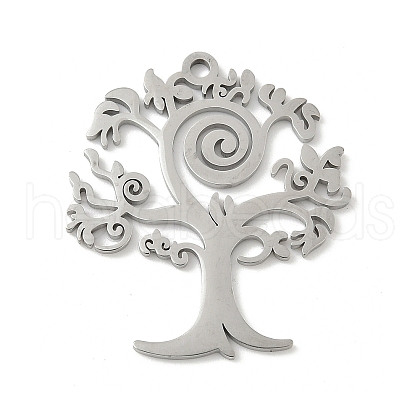 304 Stainless Steel Pendants STAS-V016-09P-1