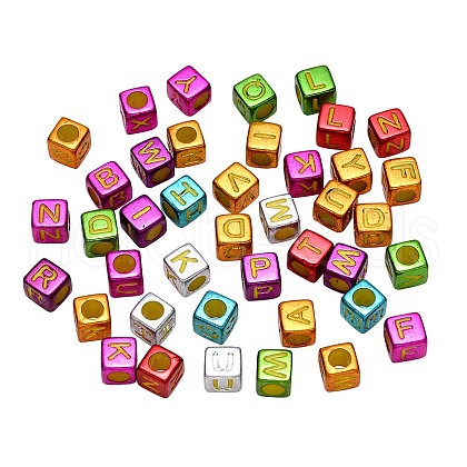 Plating Acrylic Beads MACR-SZ0001-05A-1