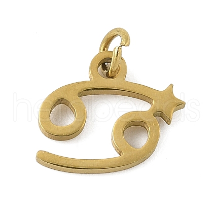 304 Stainless Steel Pendants STAS-U058-01G-04-1