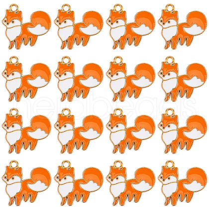 SUNNYCLUE 30Pcs Thanksgiving Day Alloy Enamel Pendants ENAM-SC0005-82-1