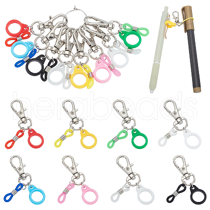 Silicone Pendant Decoration for Pen HJEW-FG00006-1