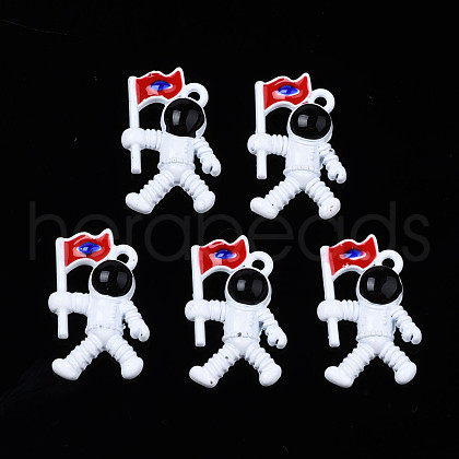 Rack Plating Alloy Enamel Pendants PALLOY-N172-004-1