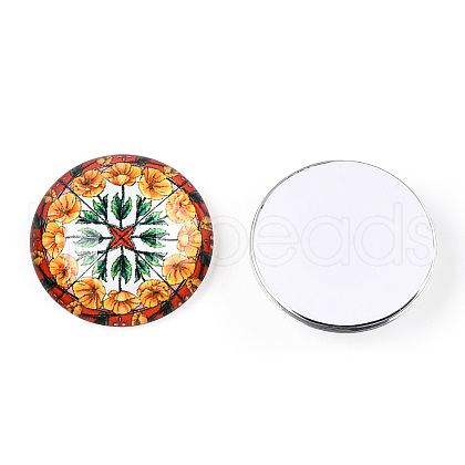 Glass Cabochons GGLA-T004-10-33-1