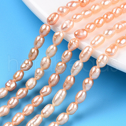 Natural Cultured Freshwater Pearl Beads Strands PEAR-N012-03M-1