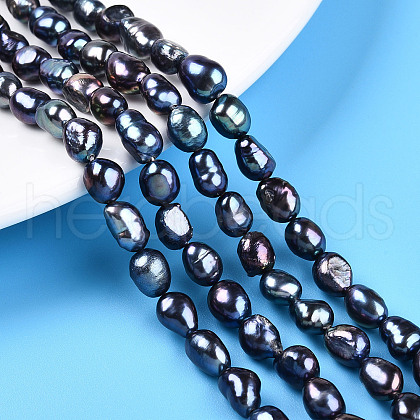 Natural Cultured Freshwater Pearl Beads Strands PEAR-N014-06G-05-1