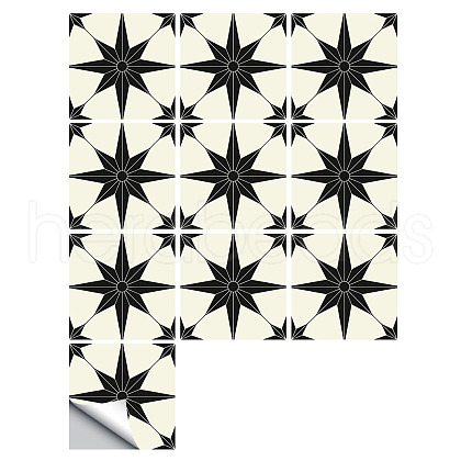 PVC Plastic Frosted Peel and Stick Mosaic Tile Stickers PW22061691538-1