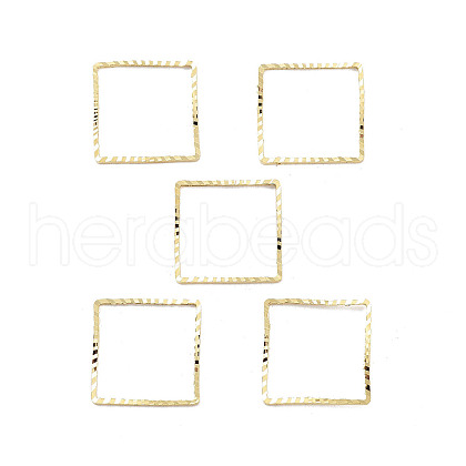 Brass Beads Frames KK-M288-01G-F-1