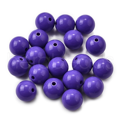 Opaque Acrylic Beads MACR-S370-C16mm-31-1