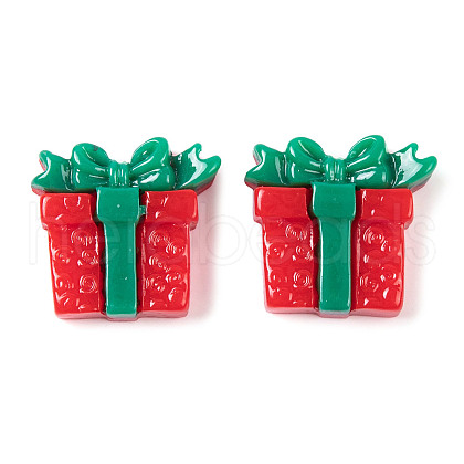 Christmas Decorations Theme Opaque Resin Decoden Cabochons RESI-Z026-01A-1