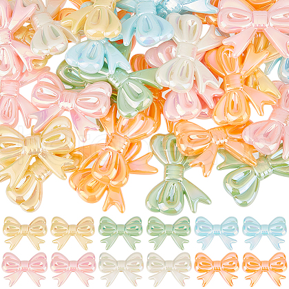 SUNNYCLUE 50Pcs Opaque Acrylic Beads SACR-SC0001-30-1