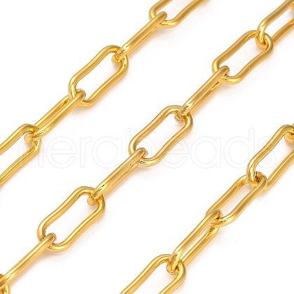 Stainless Steel Oval Paperclip Chains CHS-G040-01B-G-1