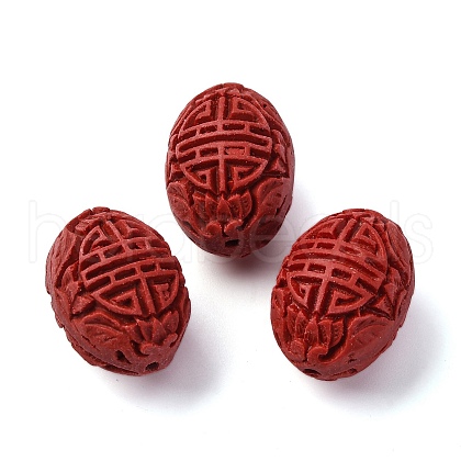 Cinnabar Beads CARL-K001-30-1