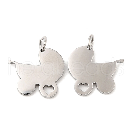 Non-Tarnish 304 Stainless Steel Pendants STAS-Z042-06P-1