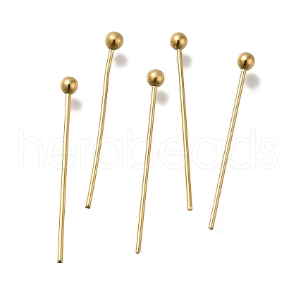 Brass Ball Head Pins KK-H502-03L-G-1