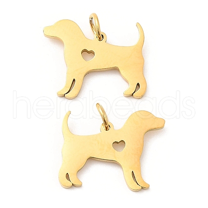 PVD Vacuum Plating 304 Stainless Steel Pendants STAS-Z042-11G-1