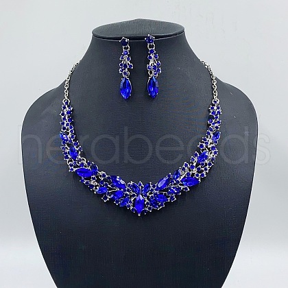 Alloy Rhinestone Jewelry Sets FS-WG8C091-01-1