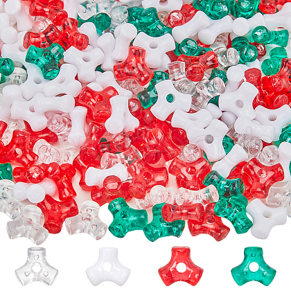 SUNNYCLUE 1000Pcs 4 Colors Plastic Beads KY-SC0002-20-1