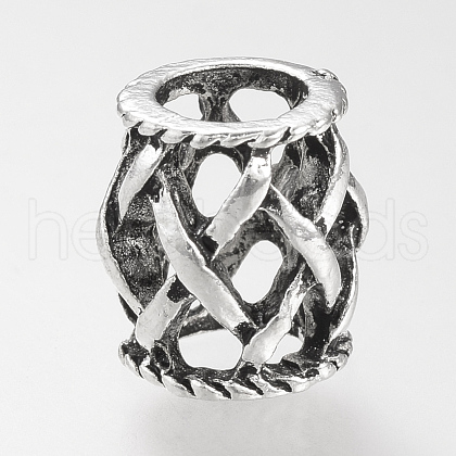 Tibetan Style Alloy Beads TIBE-S310-086AS-LF-1