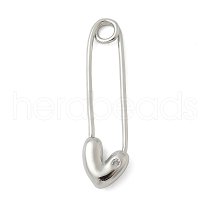 Brass Micro Pave Cubic Zirconia Pendants KK-I276-59P-1