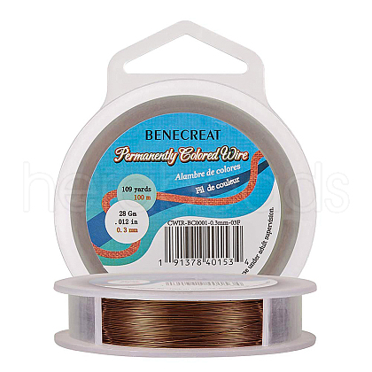 Round Copper Wire for Jewelry Making CWIR-BC0001-0.3mm-03F-1