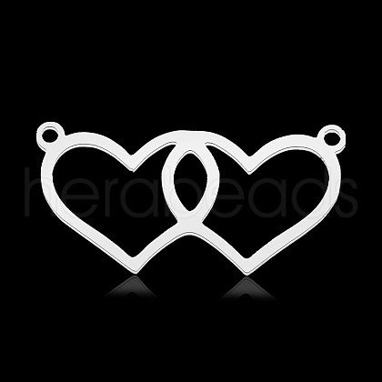 Non-Tarnish 201 Stainless Steel Connector Charms STAS-N090-LA869-1-1