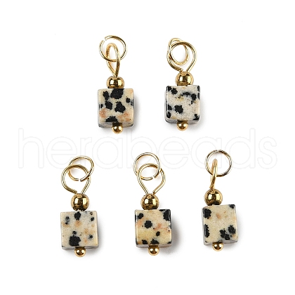 Natural Dalmatian Jasper Pendants STAS-Z129-01G-06-1