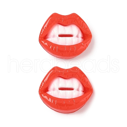Funny Opaque Resin Cabochons CRES-D312-01B-1