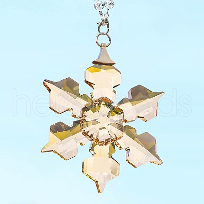 Snowflake Glass Pendant Decorations PW-WG43DC4-03-1