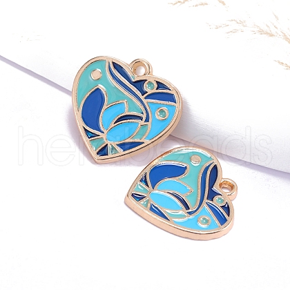 Bohemia Style Alloy Enamel Pendants PW-WG44489-04-1