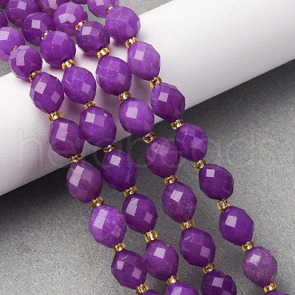 Natural White Jade Beads Strands G-D305-B01-01I-1