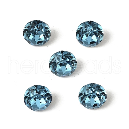 Glass Rhinestone Cabochons GLAA-A018-8mm-202-1