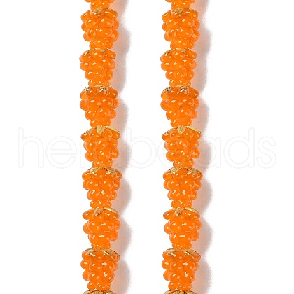 Handmade Lampwork Beads Strands LAMP-Q036-05E-1