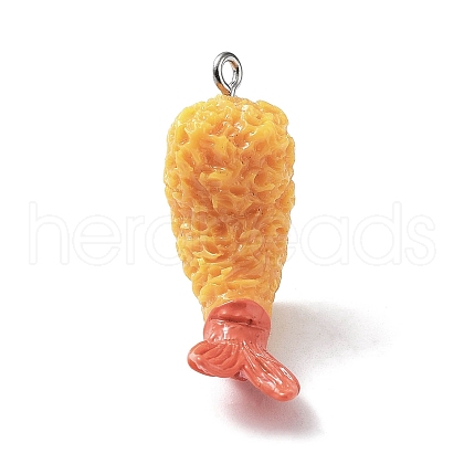 Opaque Resin Imitation Food Pendants RESI-K032-01-1