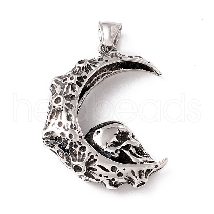 304 Stainless Steel Pendants STAS-P305-46AS-1