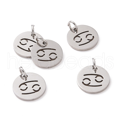 304 Stainless Steel Charms STAS-Q201-T445-4S-1