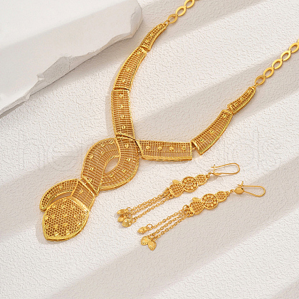 Luxury Vintage Hollow Snake Alloy Necklace & Earring Sets for Women MC4007-1