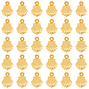 HOBBIESAY Brass Charms KK-HY0003-32-1