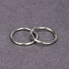 316L Surgical Stainless Steel Hoop Cartilage Earrings WGB51CA-33-1