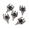Natural Obsidian Pendants G-H281-03E-1