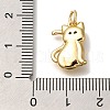 Rack Plating Brass Pendants KK-I720-07G-3