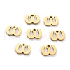 304 Stainless Steel Pendants STAS-F267-10W-G-1