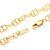 Brass Mariner Link Chains Necklaces X-NJEW-JN03718-1