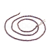 Electroplate Glass Beads Strands EGLA-F149-FR-05-4